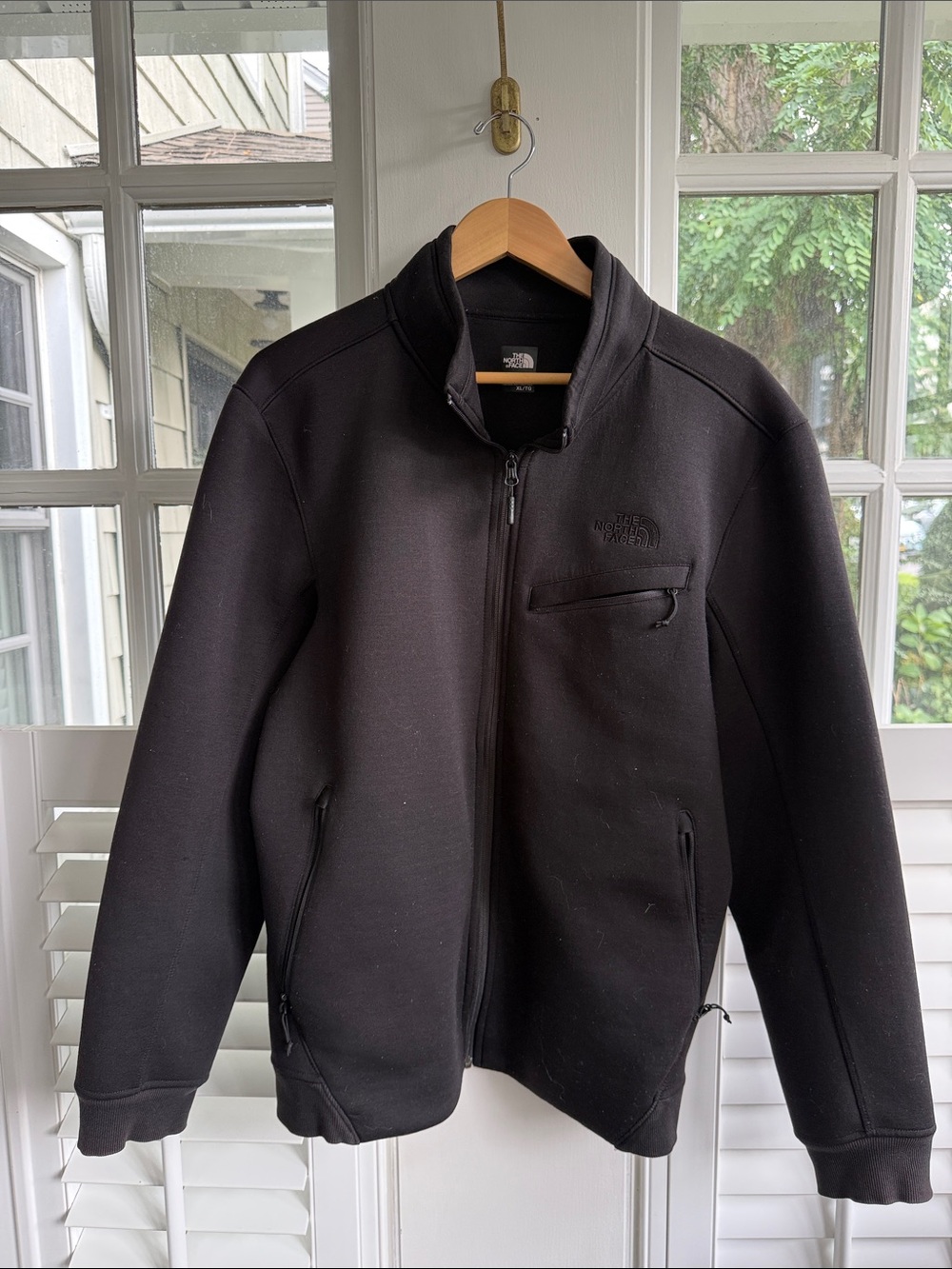The North Face Thermal 3D Jersey Knit Spandex Zip Jacket XL